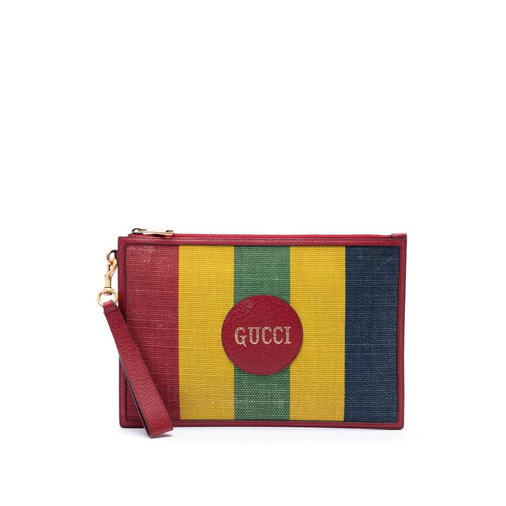 2000-2015 Baiadera Canvas Striped clutch bag 1