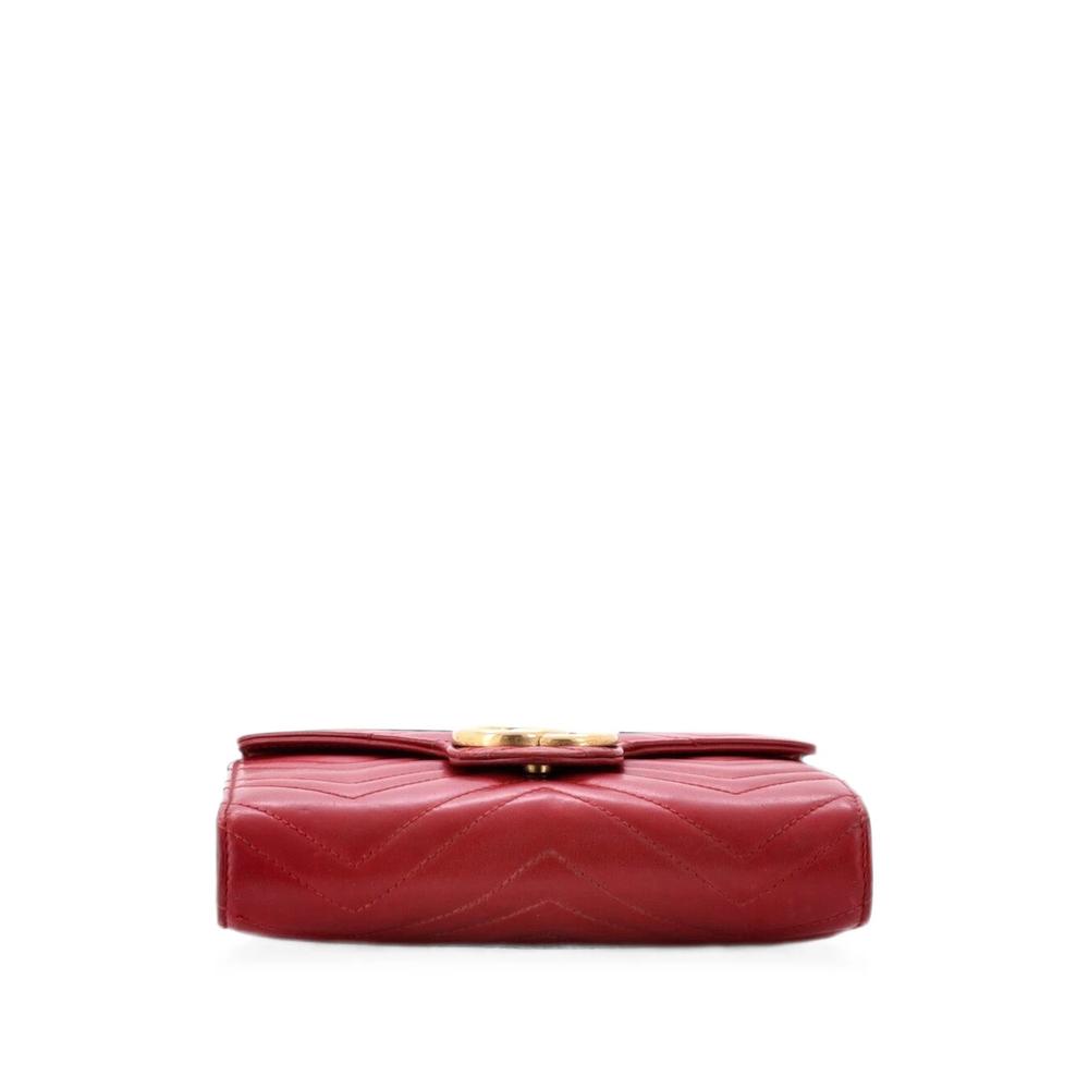 GG Marmont Chain Wallet Matelasse Leather Mini crossbody bag 3