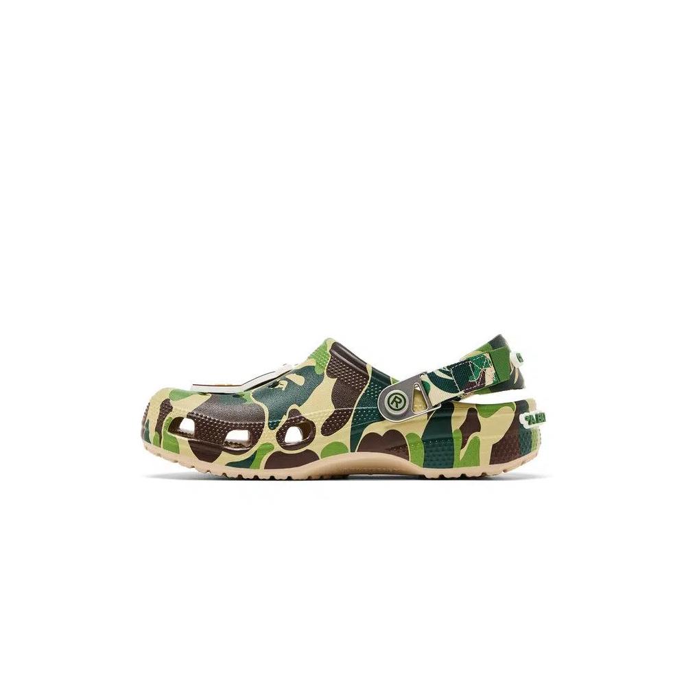 Сабо BAPE x Crocs Classic Clog 'ABC Camo - Green' 3