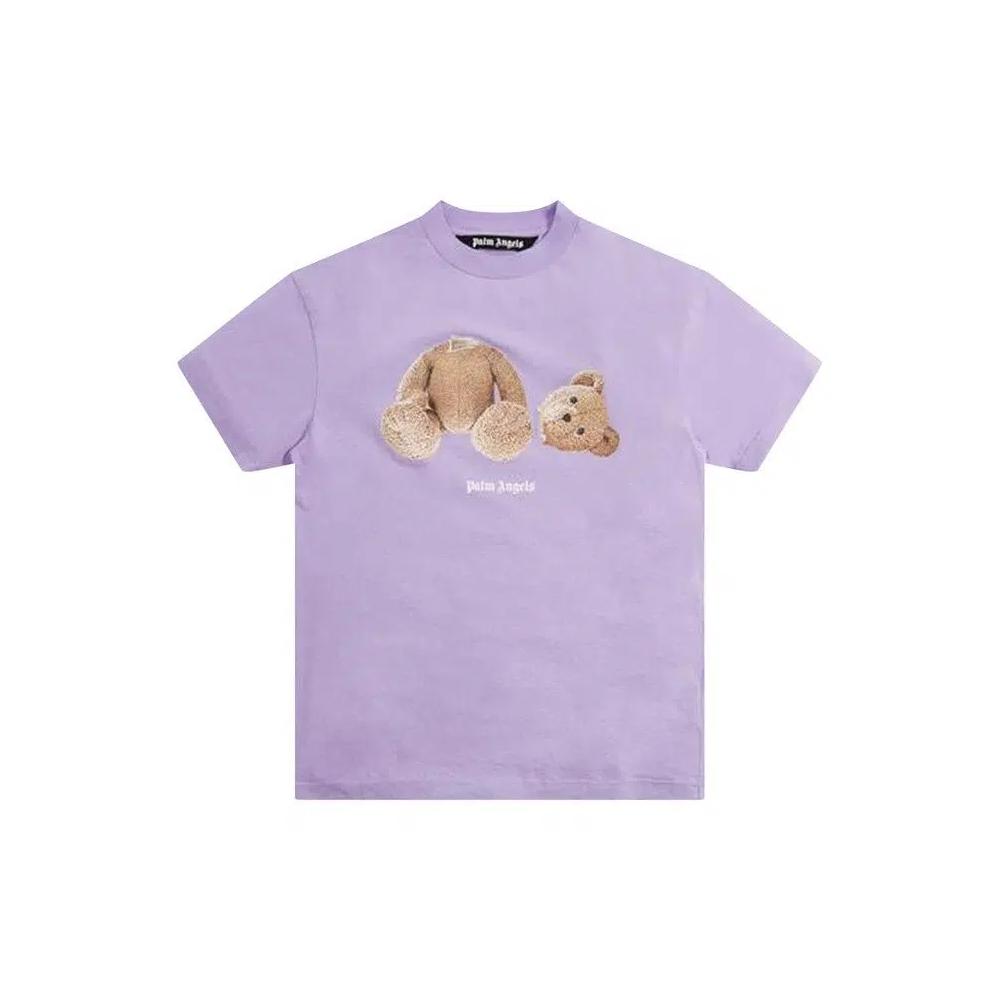 Футболки Palm Angels Bear Classic Tee «Lilac/Brown» 1