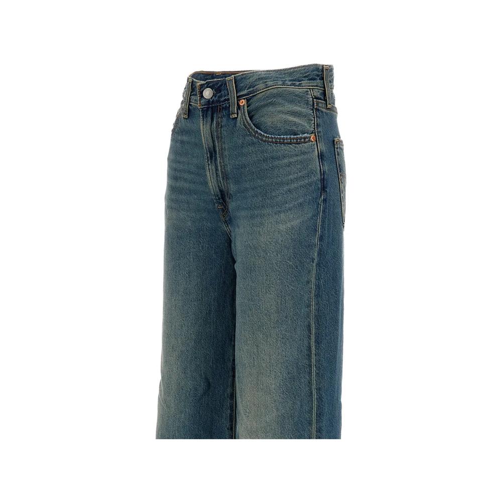 faded-effect wide-leg jeans 3