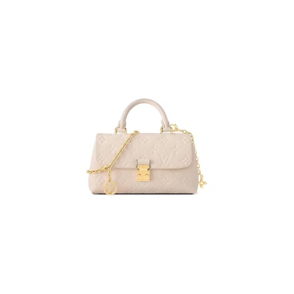 Сумки через плечо Louis Vuitton Nano Madeleine 'Cream Monogram Embossed Empreinte Cowhide Leather' 1