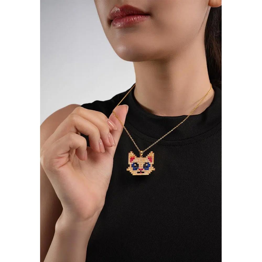 Подвеска Pixel Cute Cat 013 3