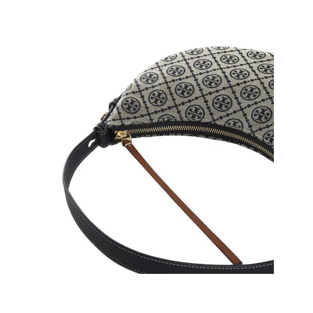 Сумки через плечо Tory Burch Romy T Monogram Half Moon Bag 'Темно-синий' 3