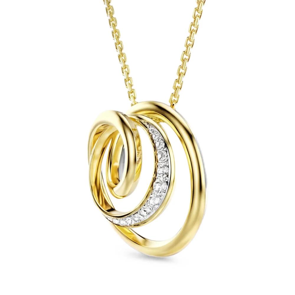 Hyperbola circle-pendant necklace 2