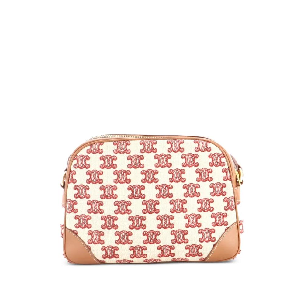 Маленькая сумка через плечо Camera Bag Triomphe Coated Canvas 2