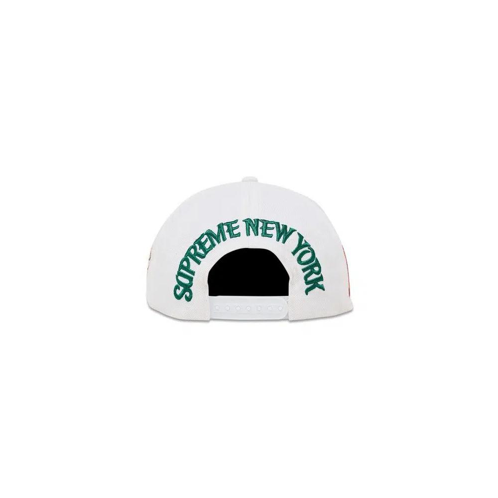 Кепки Supreme New York 6-панельная «Белый» 4