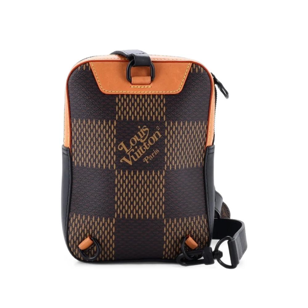 Сумка через плечо Nigo Amazone Sling Bag Limited Edition Giant Damier and Monogram Canvas 2