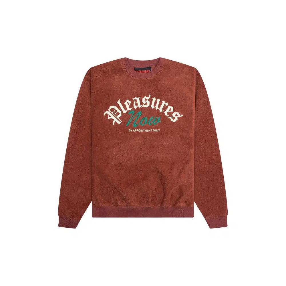 Свитшоты Pleasures Appointment Fleece Crewneck 'Коричневый' 1