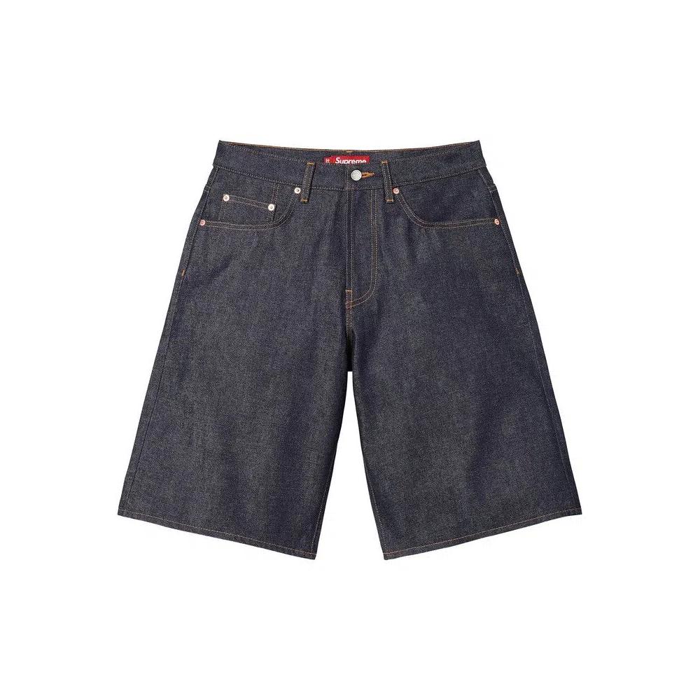 Шорты Supreme Baggy Selvedge Denim Short «Rigid Indigo» 1