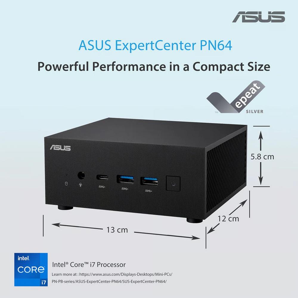 ASUS Mini PC PN64-I5BB Intel Core i5-13500H — комплект Barebone 3