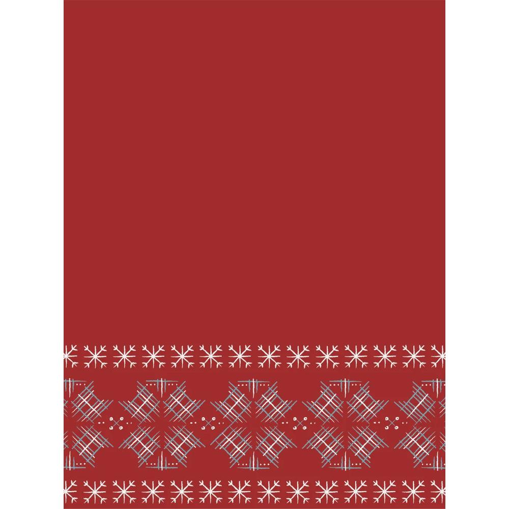 snowflake-print platemat (set of six) 2