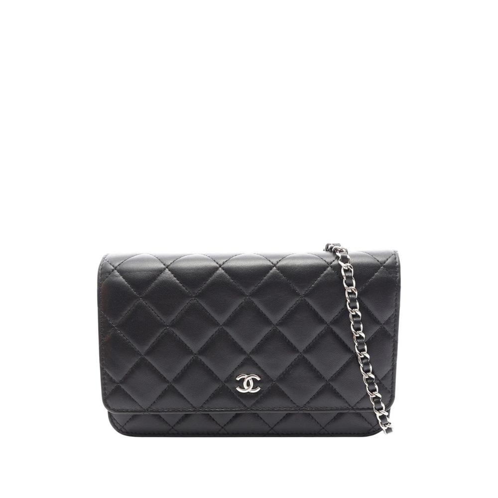 2019 CC Quilted Lambskin Wallet On Chain crossbody bag 1