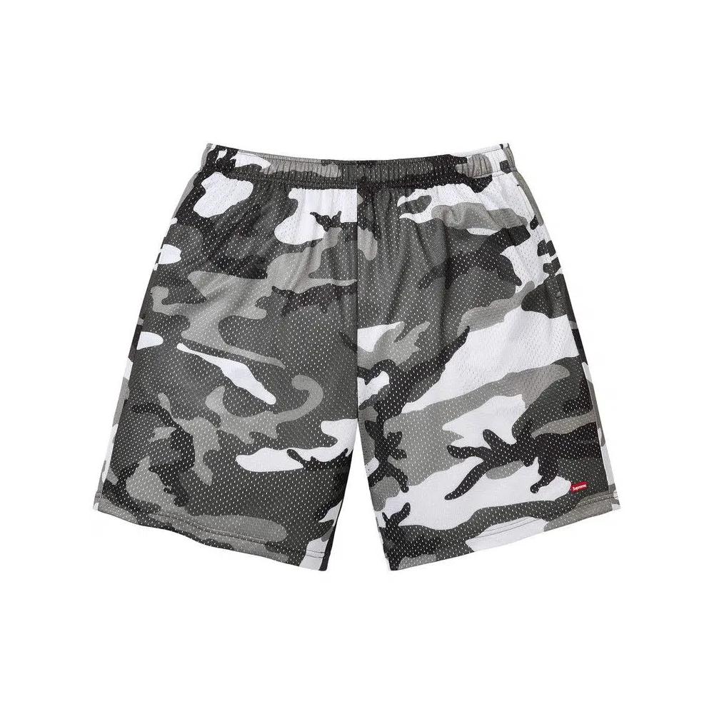 Шорты Supreme Small Box Baggy Mesh Short 'Snow Camo' 1