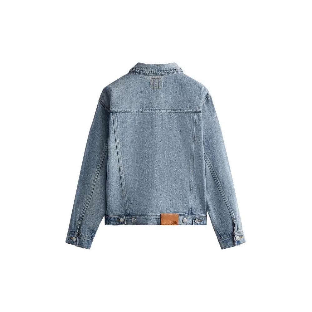 Джинсовые куртки Kith Centre Denim Jacket 'Light Indigo' 2