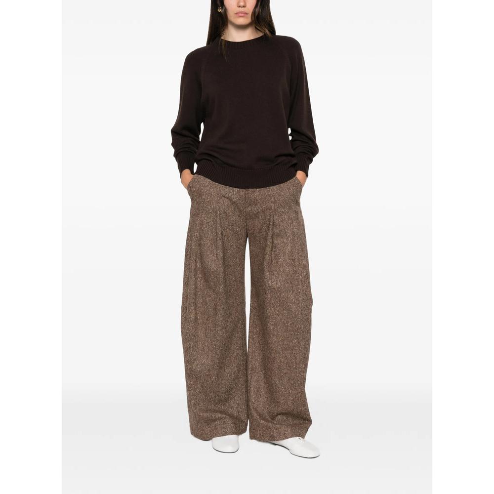 raglan-sleeve ribbed-trim sweater 2