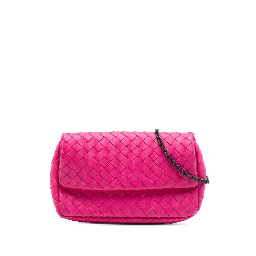 Мини-сумка через плечо Nappa Intrecciato Expandable Chain Flap (2012-2026 годы) 1