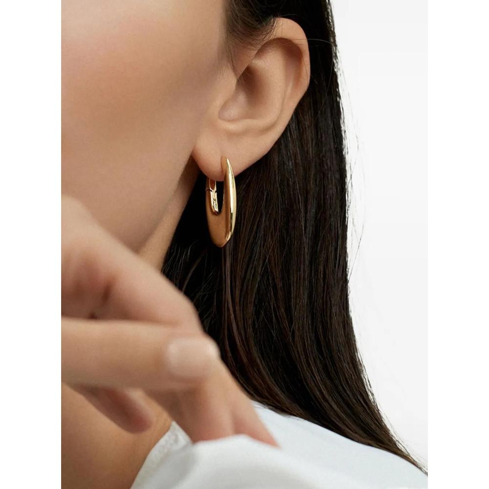 Серьги Lulu из желтого золота 2