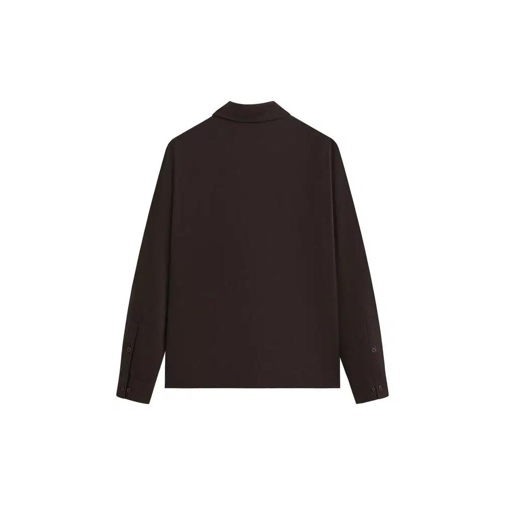 Овершерты Kith Silk Cotton Long-Sleeve Boxy Collar Overshirt 'Incognito' 2