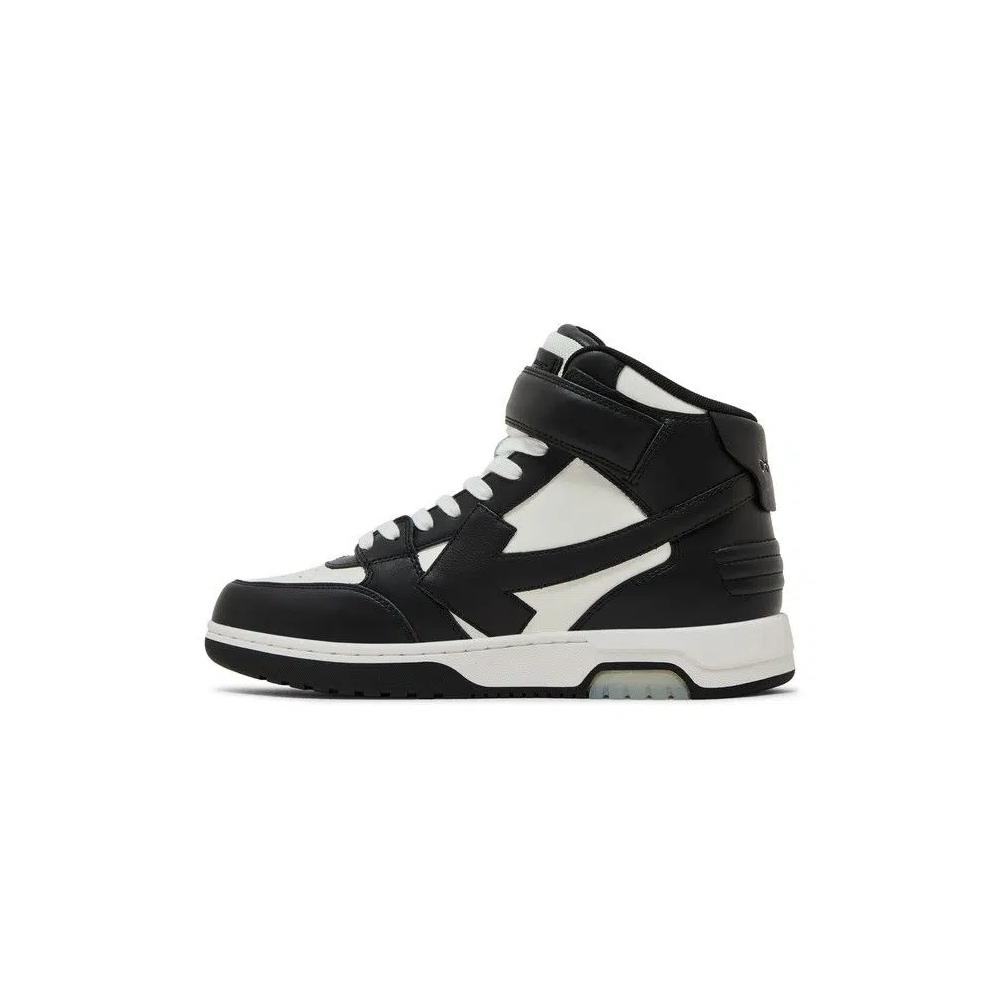 Кроссовки Off-White Out of Office Mid 'Black White Clear Sole' 3