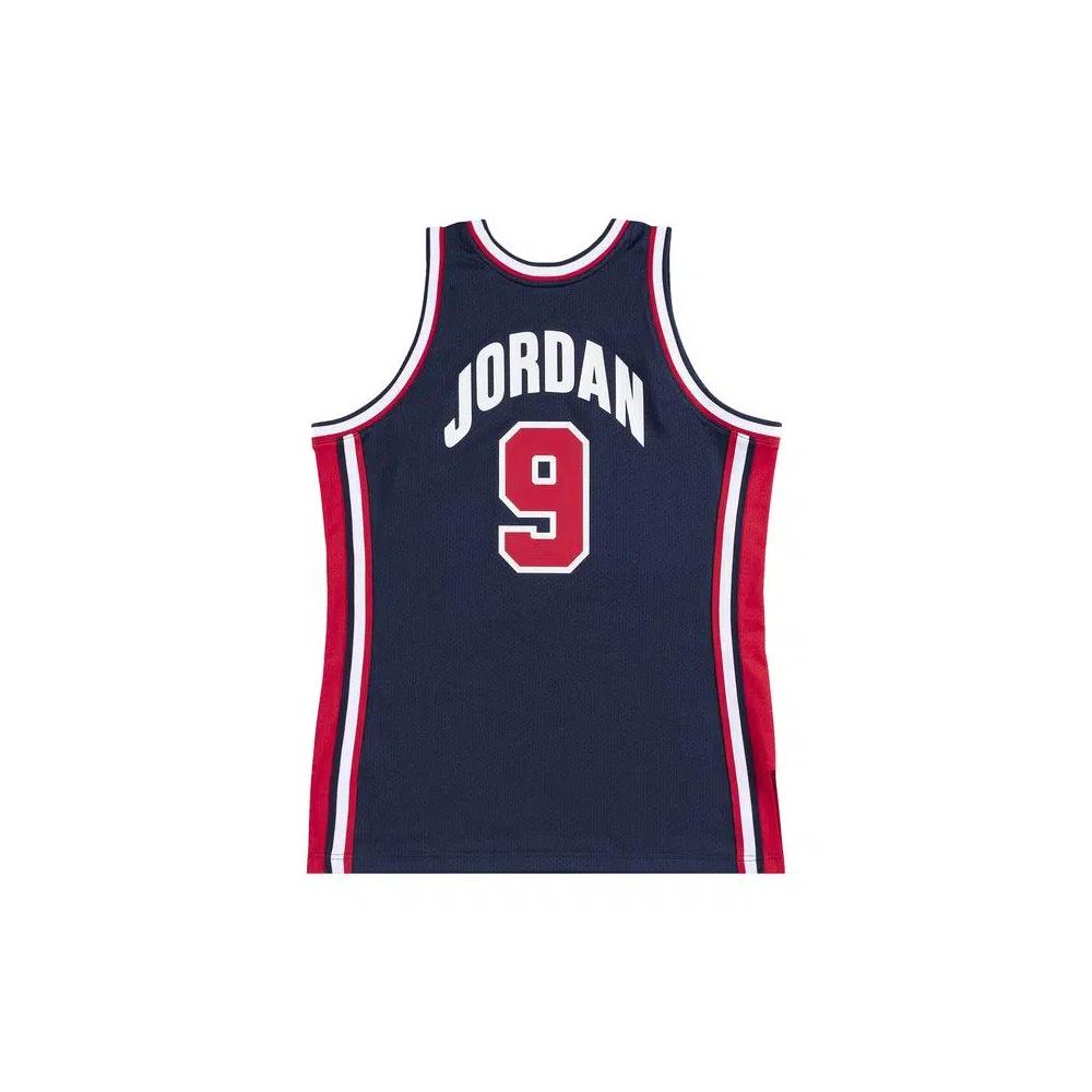Jerseys Mitchell & Ness Team Michael Jordan USA джерси 'Синий' 2