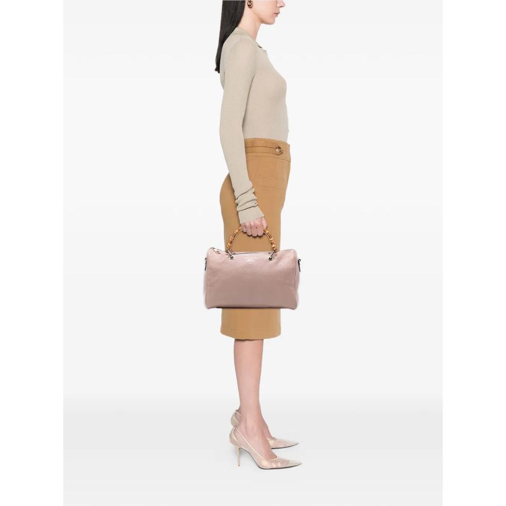 Кожаная сумка-сэтчел Bamboo Shopper Boston Bag среднего размера (2016-2025 годы) 2