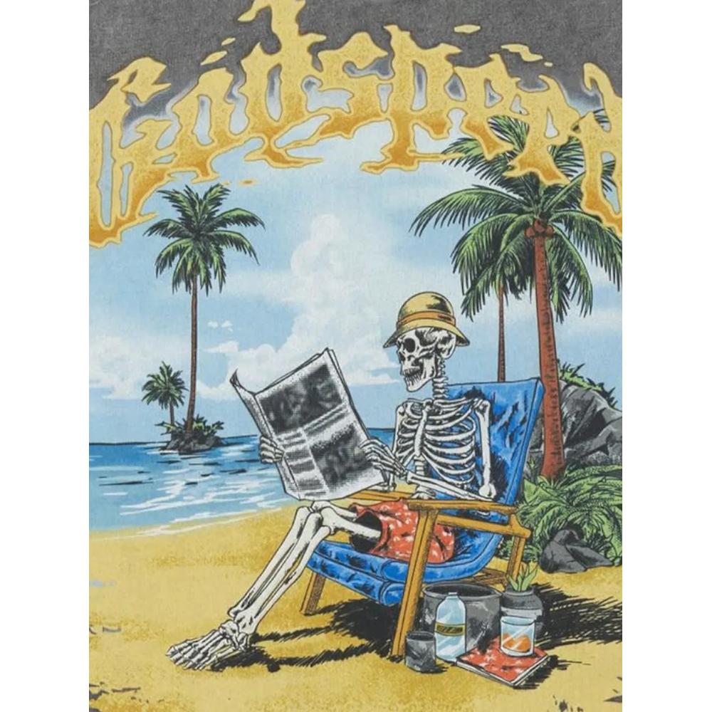 Футболка Skeleton Beach II с графичным принтом 2
