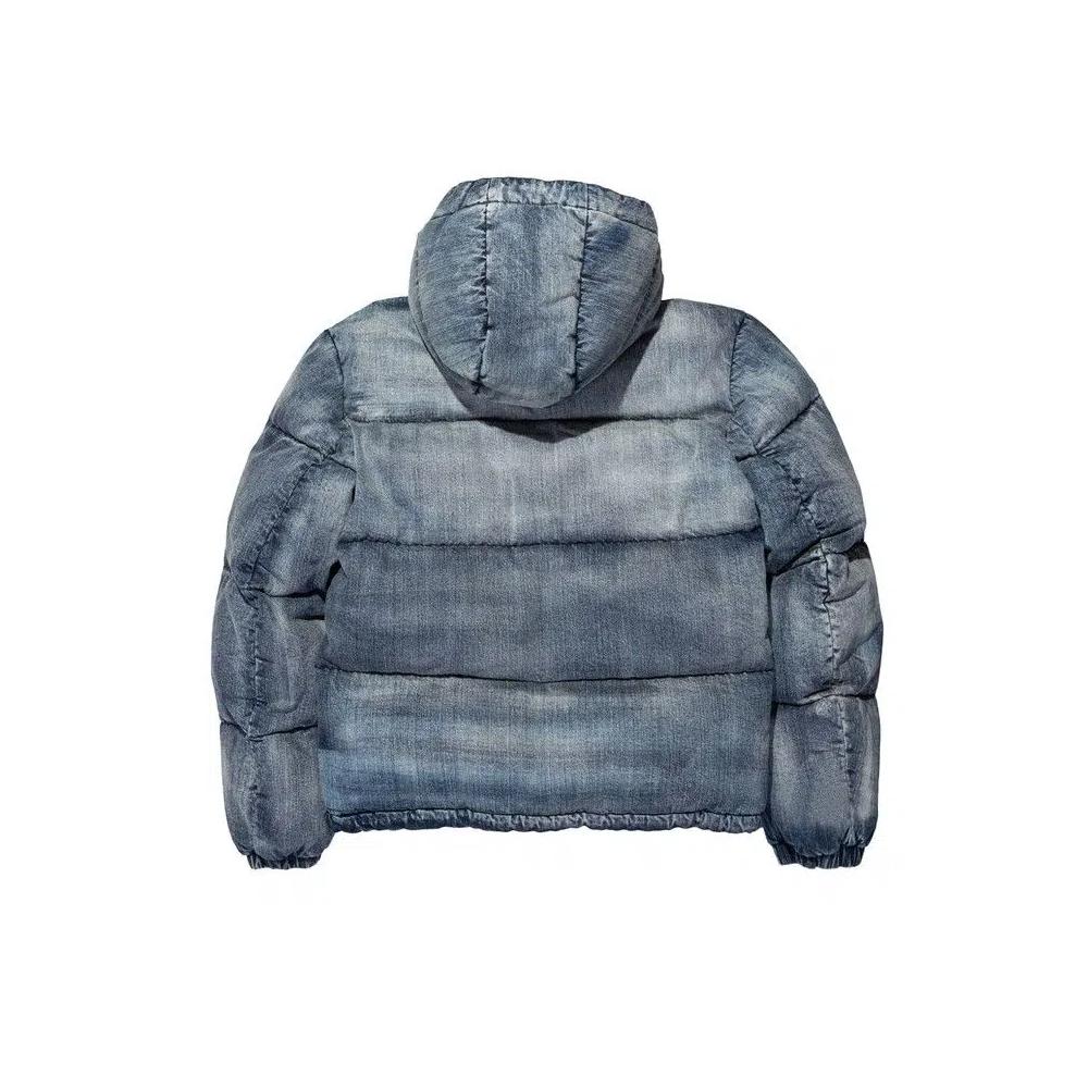 Пуховики PURPLE BRAND Denim Puffer Jacket 'Indigo' 2