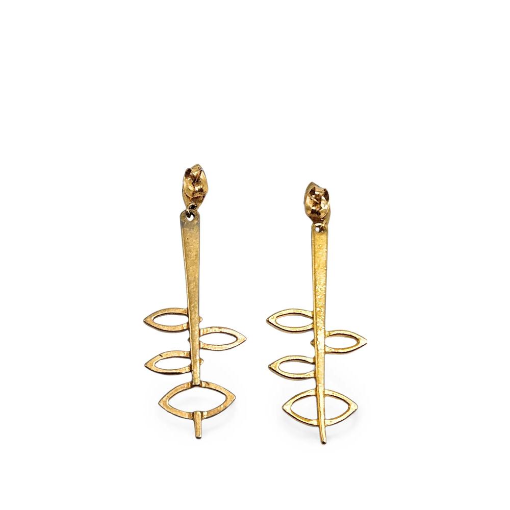 Botanical drop earrings 2