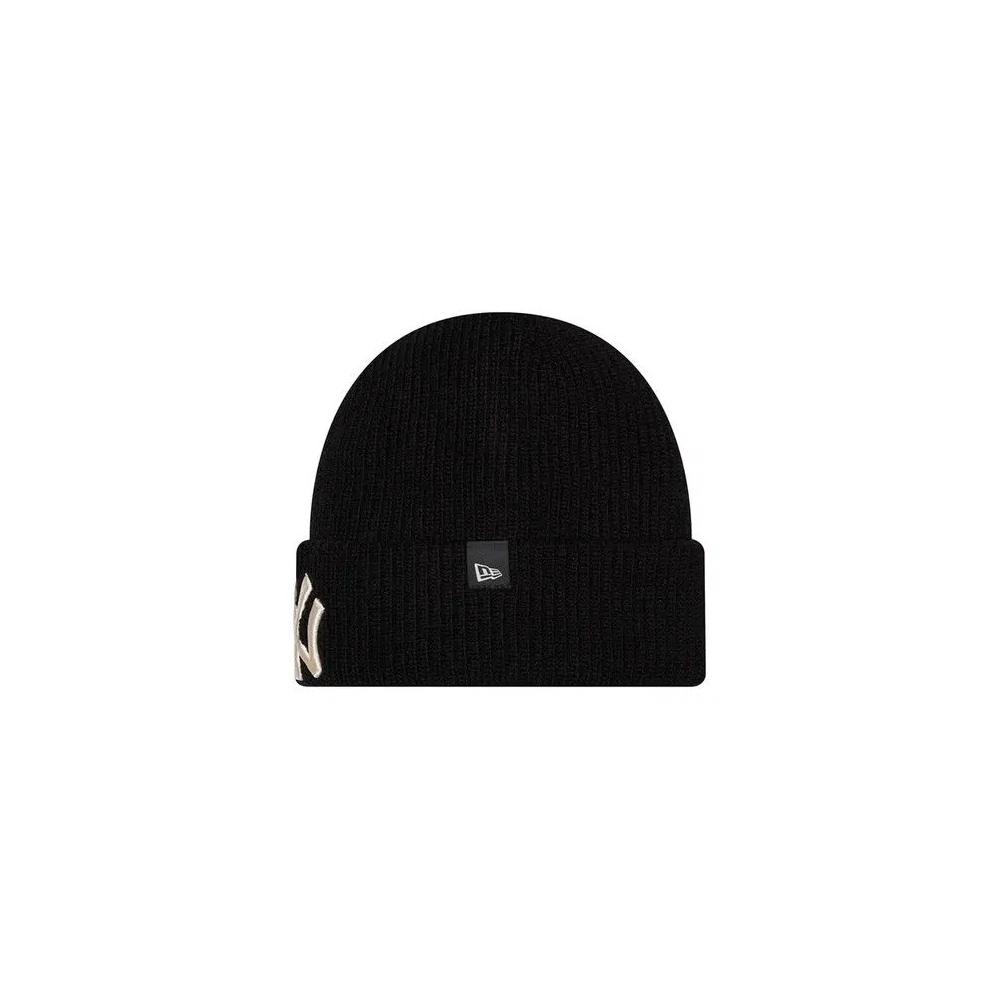 Шапки-бини New Era New York Yankees Short Cuff Beanie «Black» 3