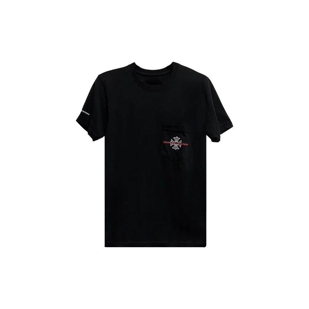 Футболки с коротким рукавом Chrome Hearts Guns N' Roses Pocket Tee «Black» 1