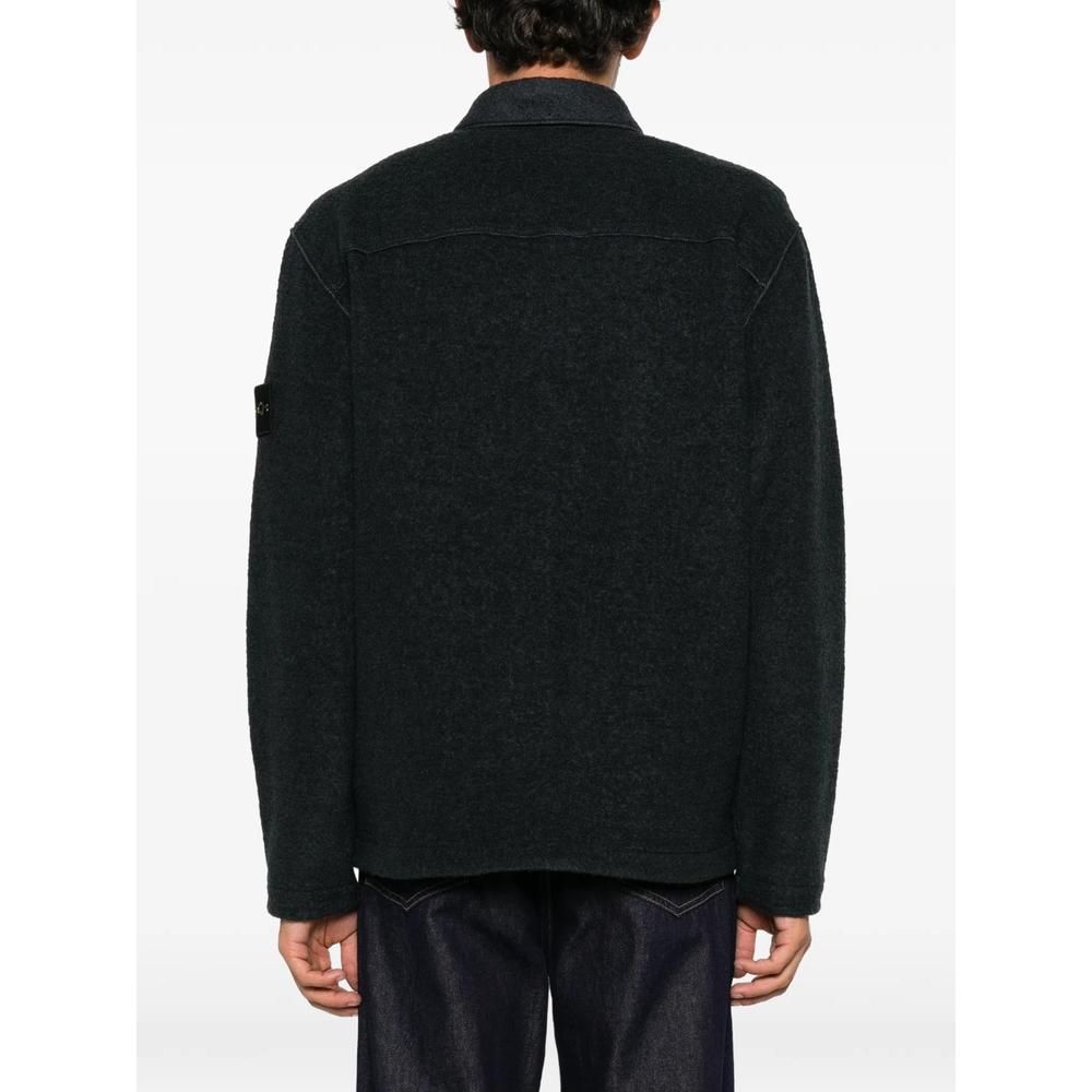 logo-patch overshirt jacket 4