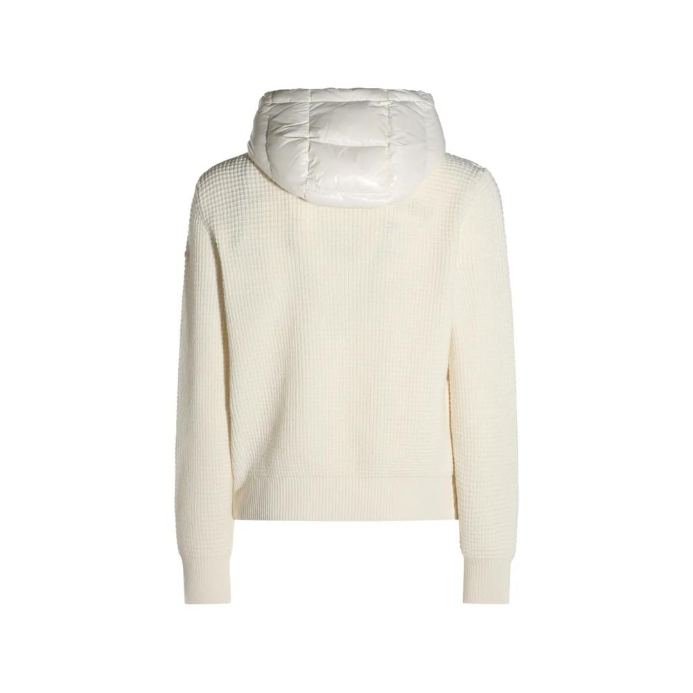 quilted-panel waffle-knit jacket 2
