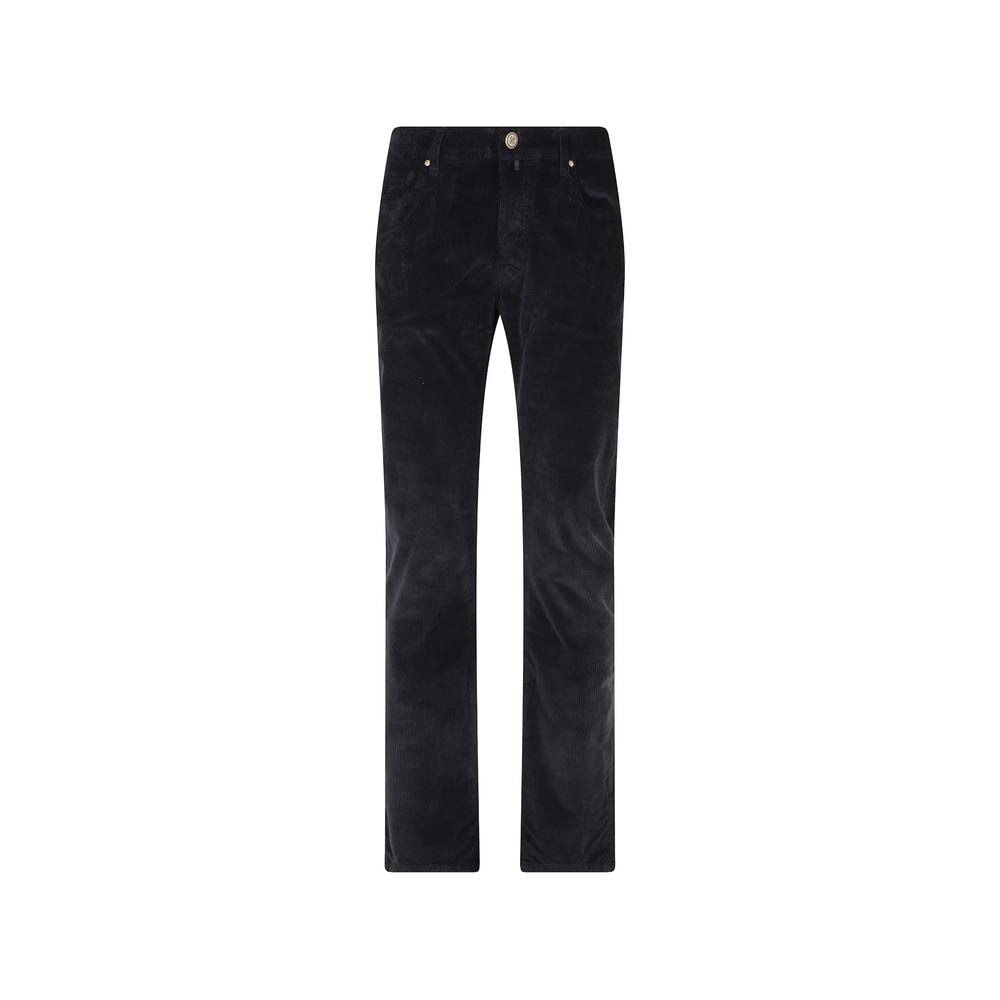 Bard corduroy-effect straight-leg trousers 1