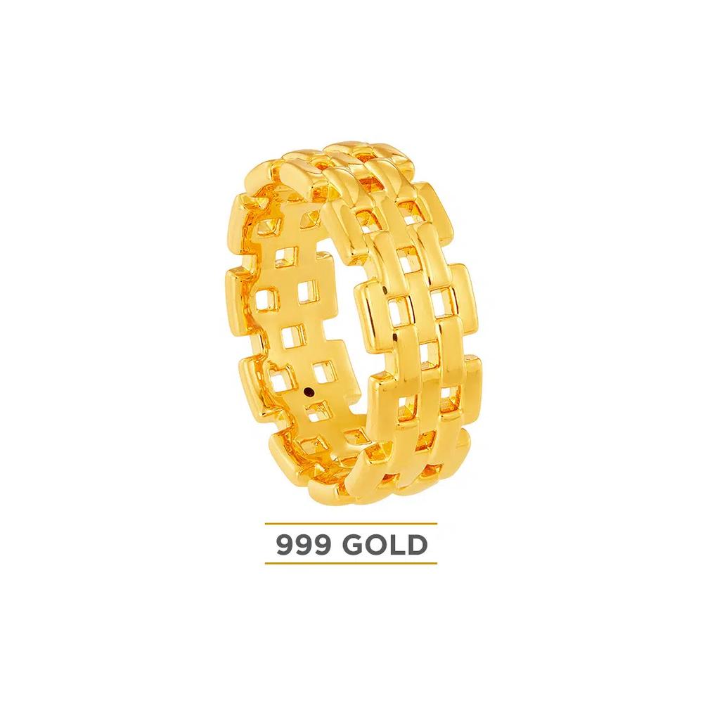 HABIB 999/24K кольцо из желтого золота R9ABS0424 1