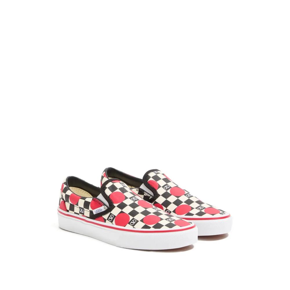 Слипоны в клетку с логотипом из коллаборации с Vans 2