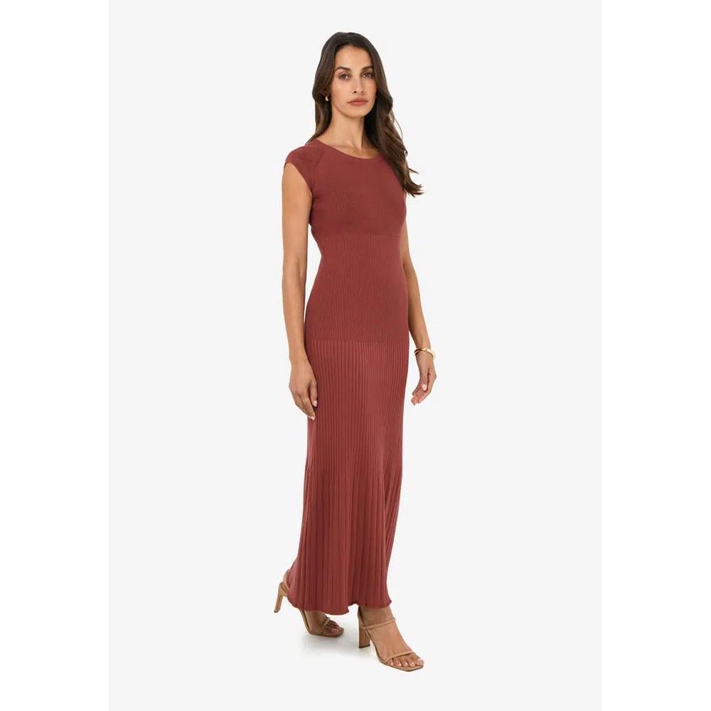 Вязаное платье Lourdes Ribbed Knit 1