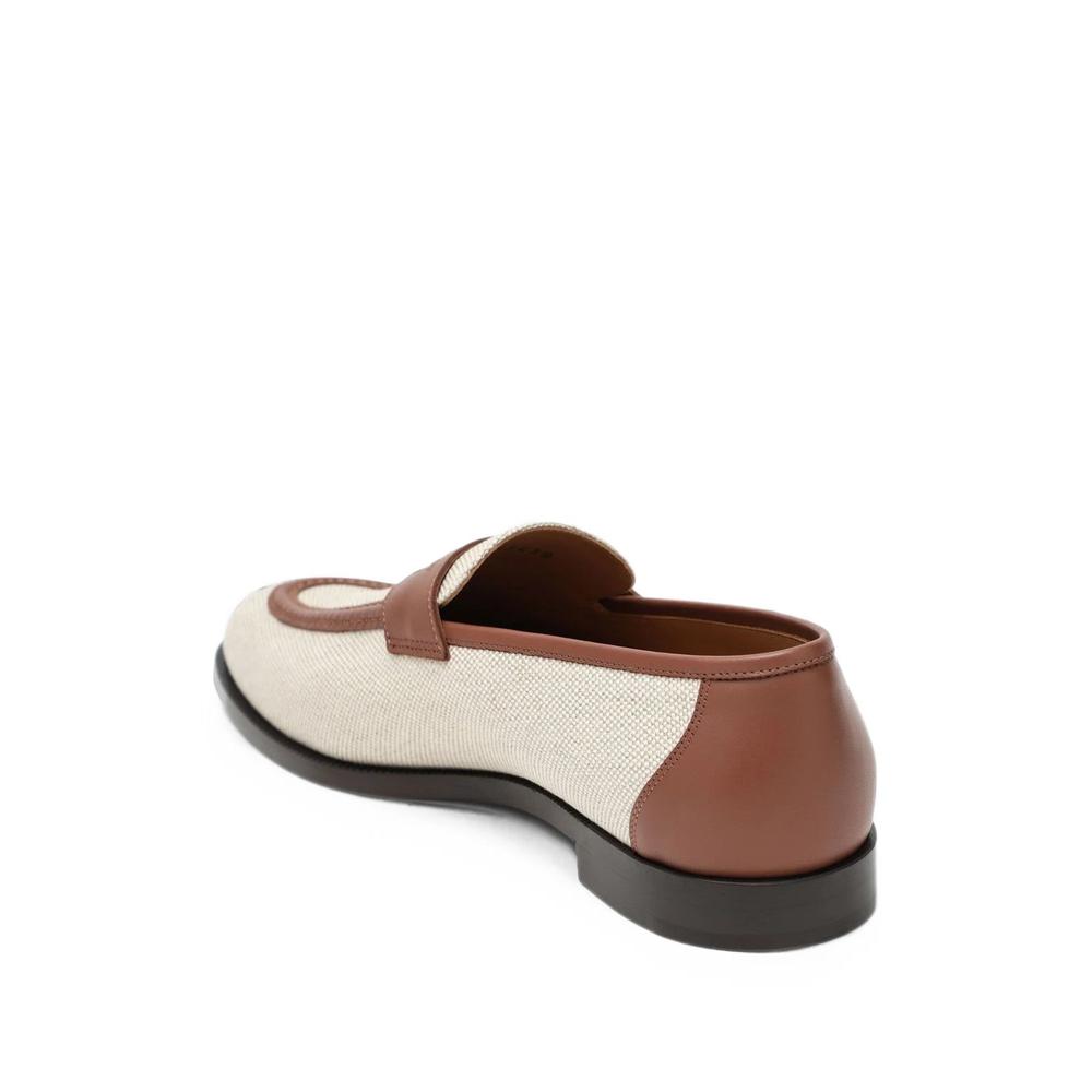 Sergio Walk leather-trimmed loafers 2