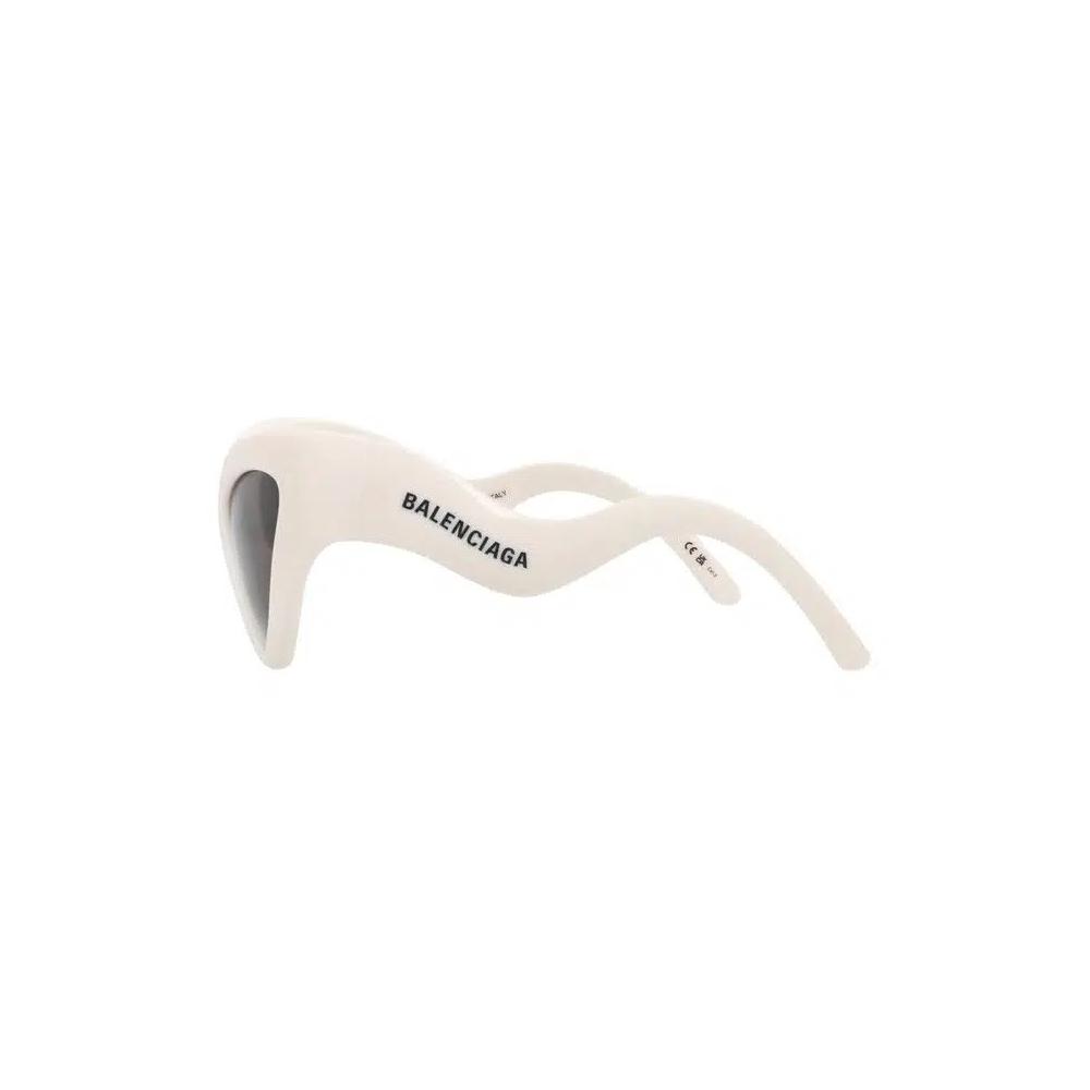 Солнцезащитные очки Balenciaga Cat Eye-Frame Bio Injection «Ivory/Grey» 3