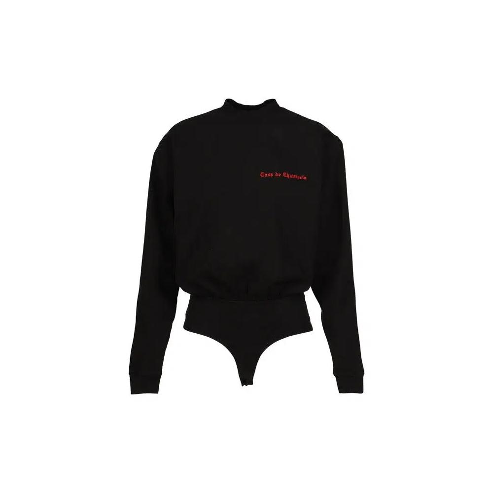 Боди Bodysuits Willy Chavarria Casa De Chavarria Long-Sleeve Bodysuit Tops 'Черная красота' 1
