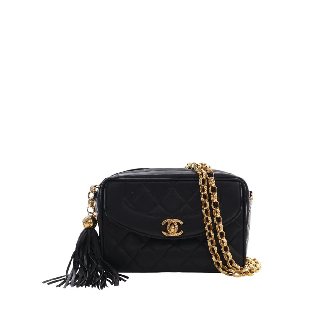 Сумка через плечо Quilted Lambskin Diana Tassel Camera Bag (1991-1994 годы) 1