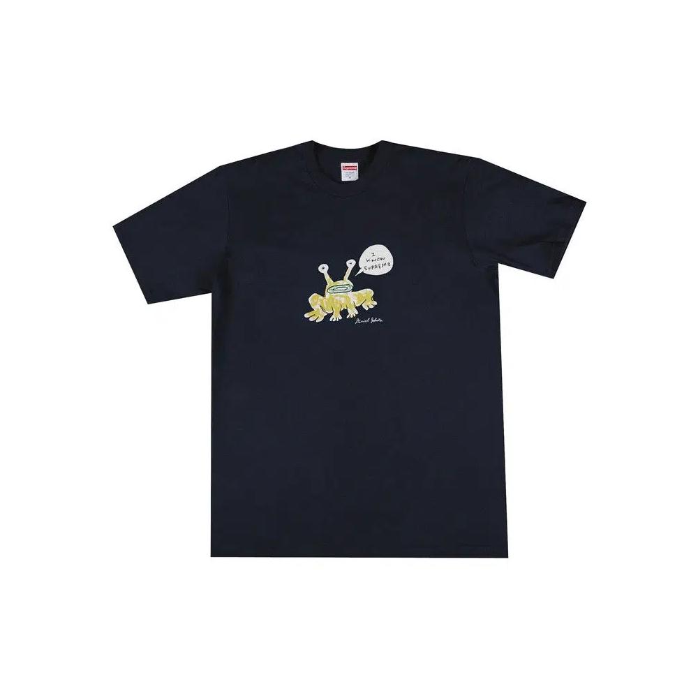 Футболки Supreme x Daniel Johnston Frog Tee 'Navy' 1