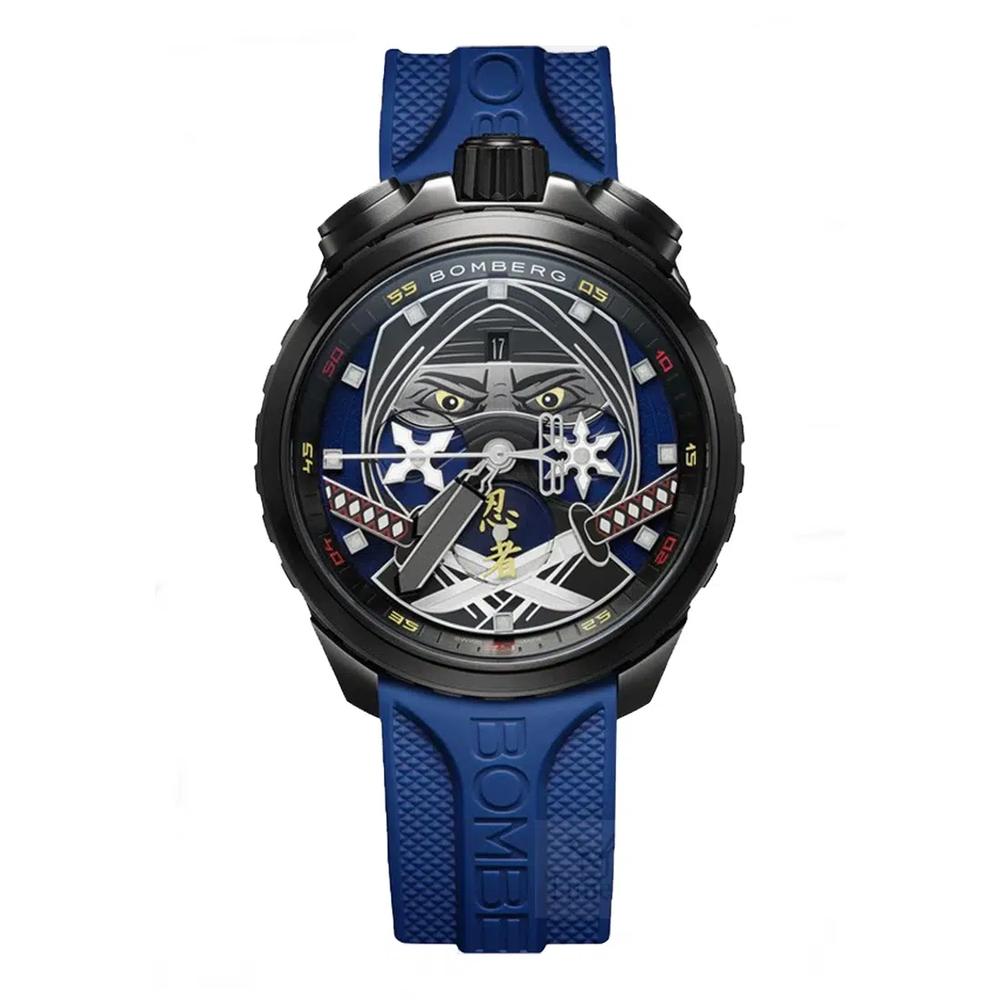 BOLT-68 ЛИМИТИРОВАННАЯ СЕРИЯ NINJA BLUE QUARTZ 45 мм (BS45CHPBA.069-2.12) 1