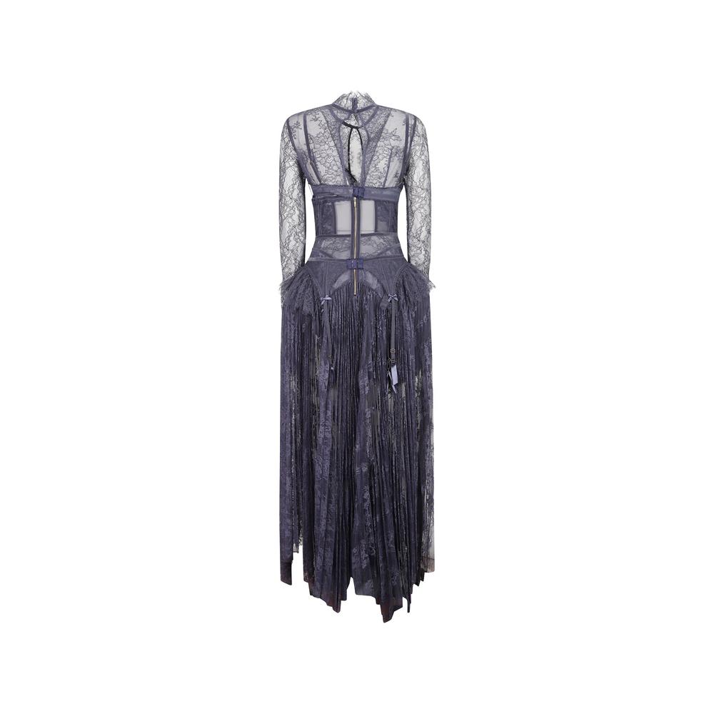 Valiant Lingerie lace-trimmed maxi dress 2