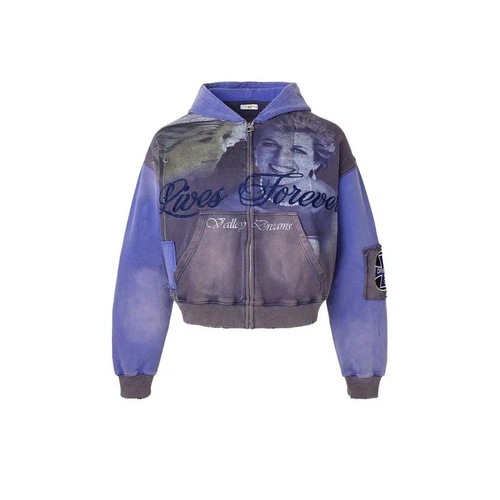 Худи на молнии Vale Forever Queen Zip Up 'Blue' 1