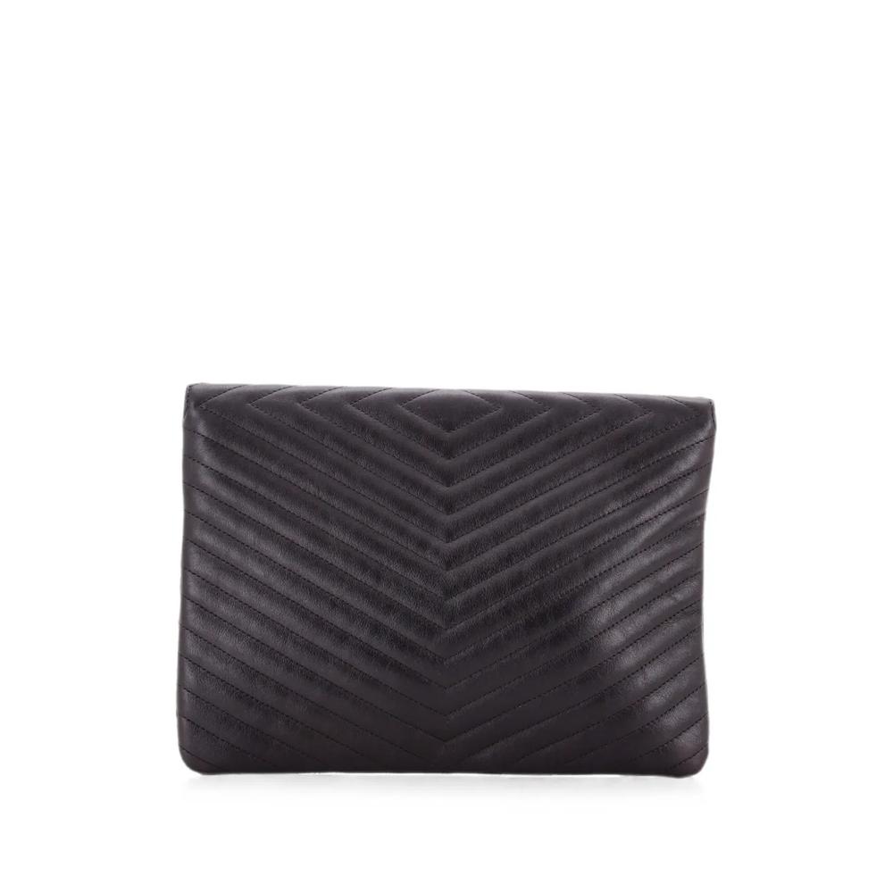 Клатч Statement Pouch Chevron Caviar Large 2