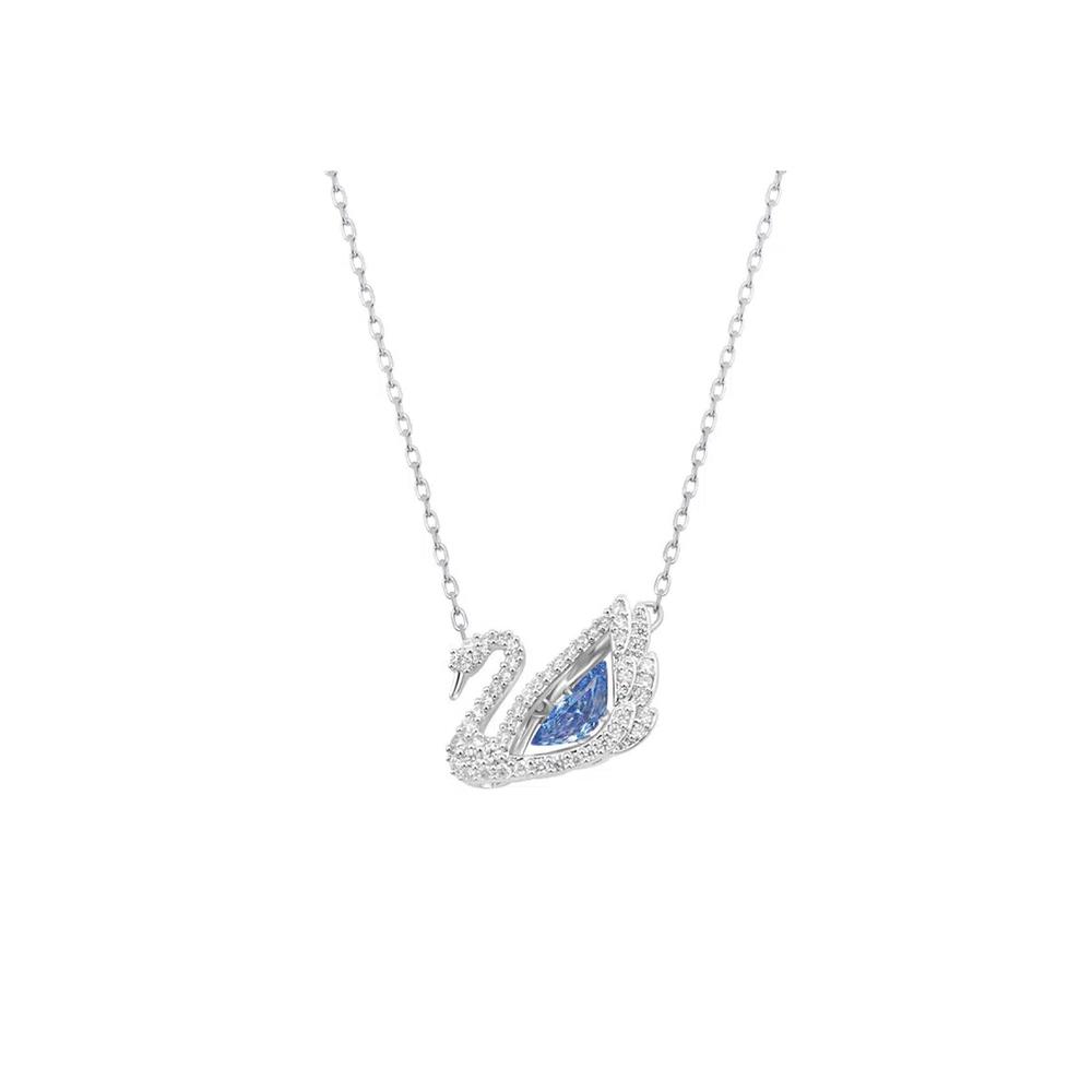 Женское колье Swan в синем цвете 5533397 1