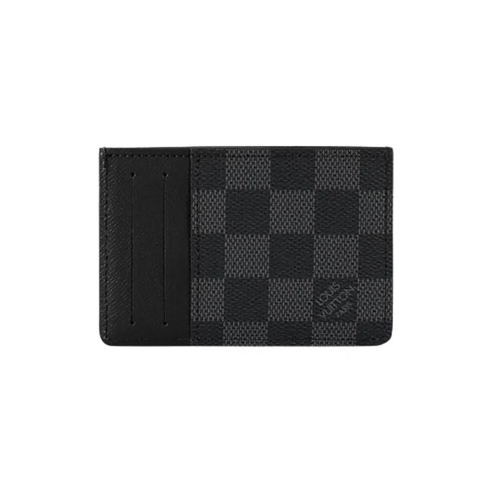 Кошельки Louis Vuitton Neo Card Holder 'Black Damier Graphite Canvas' 2