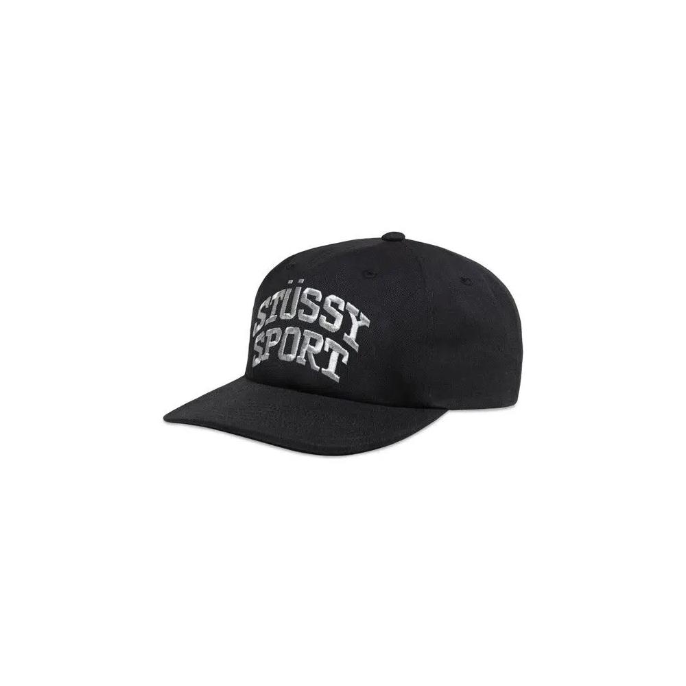 Кепки-снапбэки Stussy Mid Depth Sport Snapback 'Черный/Металлик' 3