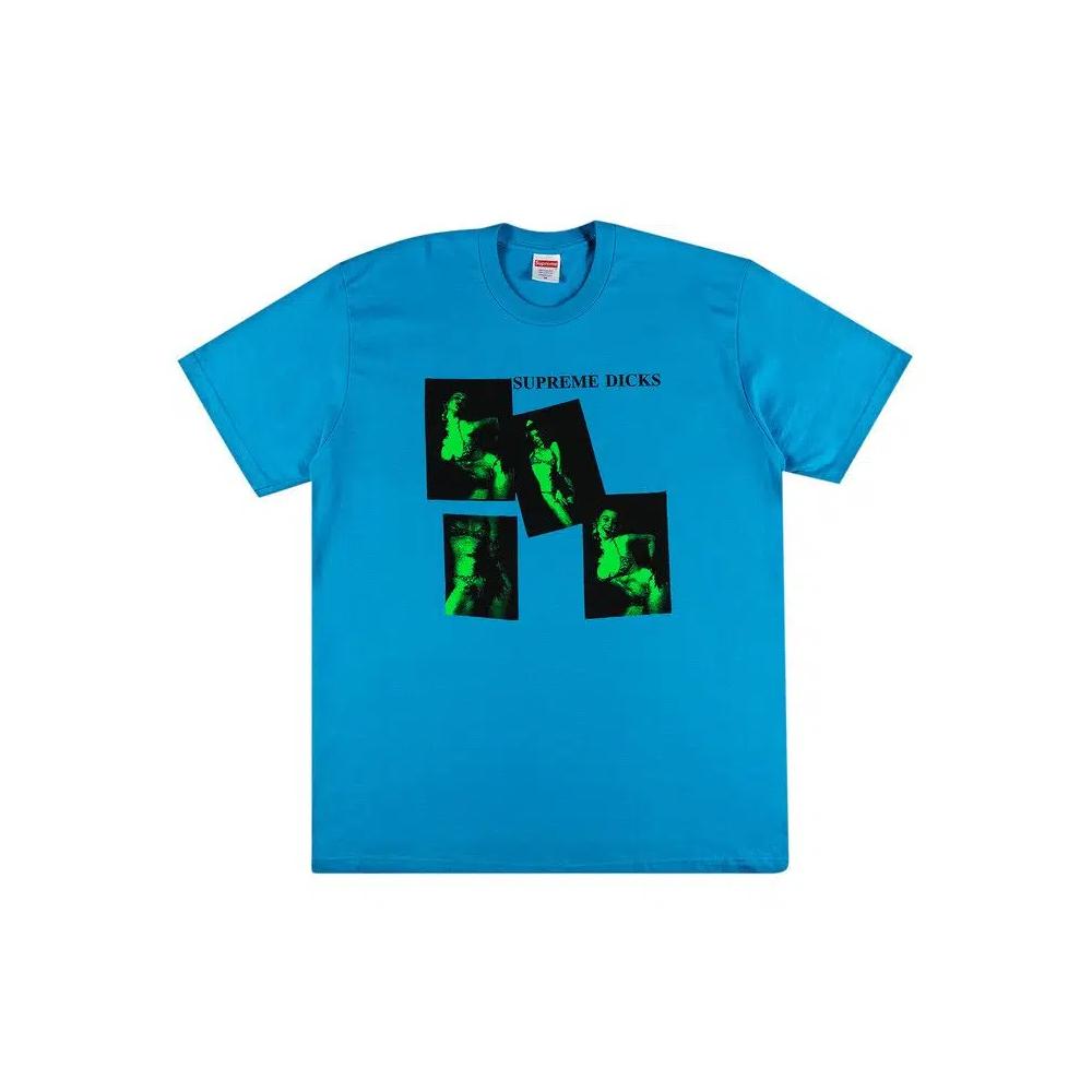 Футболки Supreme Dicks Tee 'Bright Blue' 1